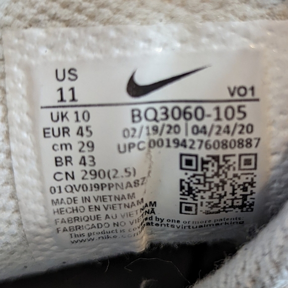 Nike Zoom Kyrie Flytrap3 Summit White Metallic Silver Copper Gold US men's sz 11 - Picture 10 of 10